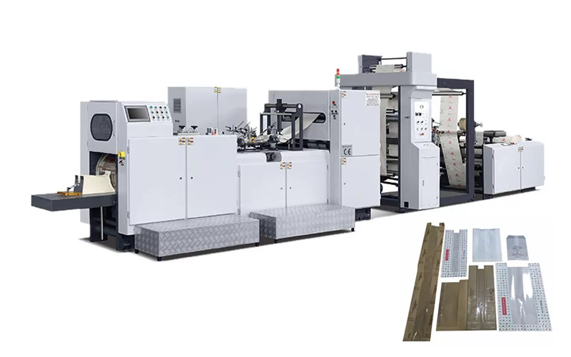 ADB F Automatic High Speed Food Paper Bag Making Machine