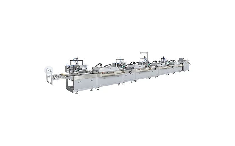 ADS Fully Automatic Four Color Screen Label Printing Machine