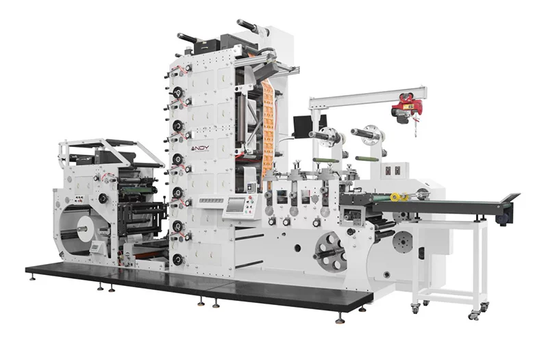 Atlas Automatic Small Label Stacked Flexographic Printer
