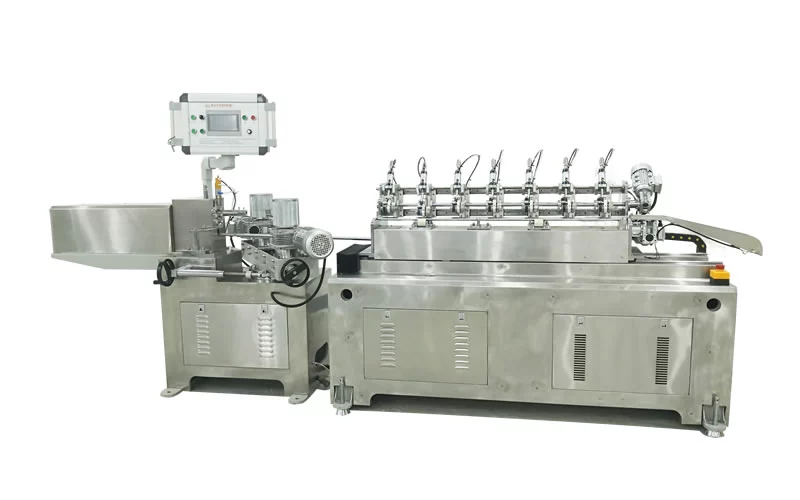 PS S Balde Stainless Steel High Speed Online Cutting Paper Straw Machine