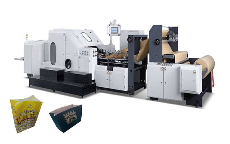 YT-360 Roll feed Square Bottom Bag Making Machine with Inline Flexo Printing